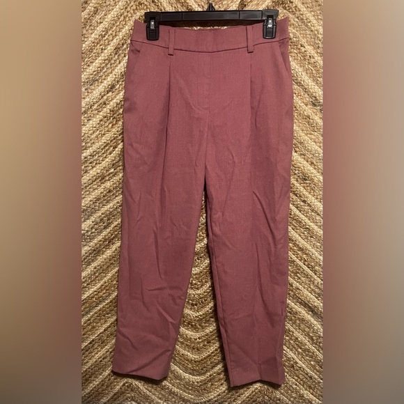 Loft Women's Pink Straight Leg Dress Pants,Trousers,Size Small Petite,Size SP - Picture 1 of 8